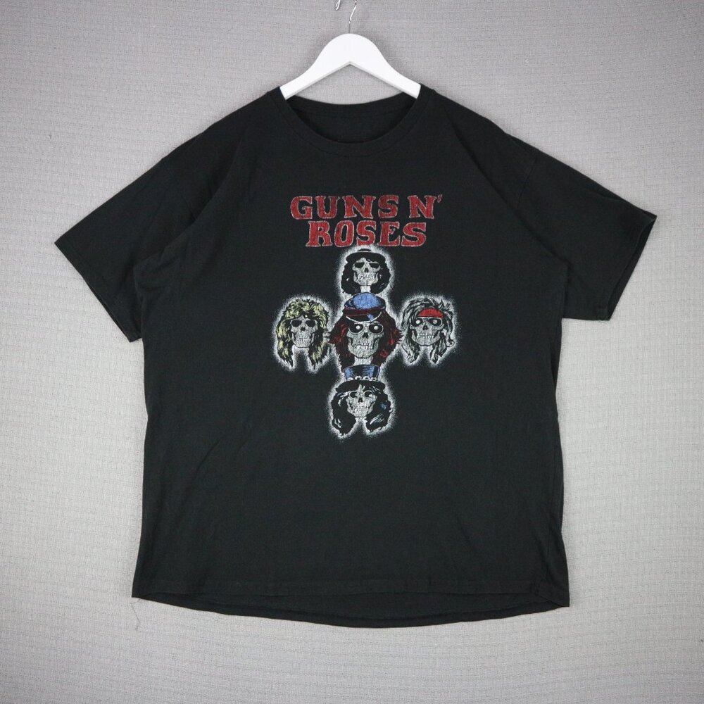 Guns N Roses Logo Band Tee Mens 2XL